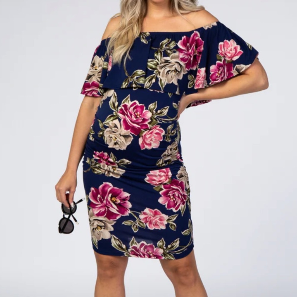 BNWT PinkBlush off the shoulder dress